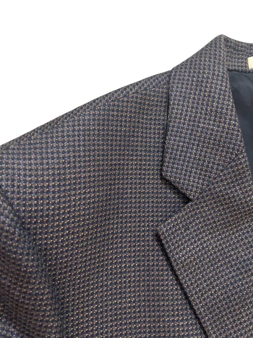 John W. Nordstrom Men’s Silk Wool Blend Sport Coat Blazer Gray Check 42R Jacket - Picture 2 of 8